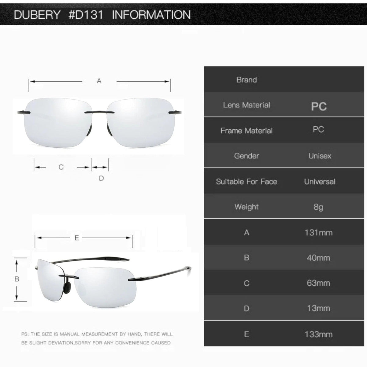 Rahmenlose Matrix-Sportbrille mit silber verspiegelten Gläsern