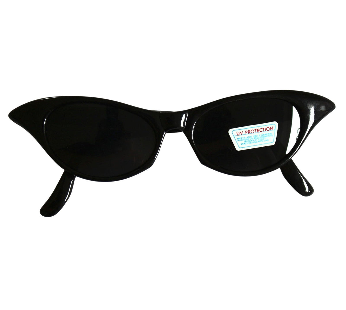 Schwarze Cat-Eye-Sonnenbrille