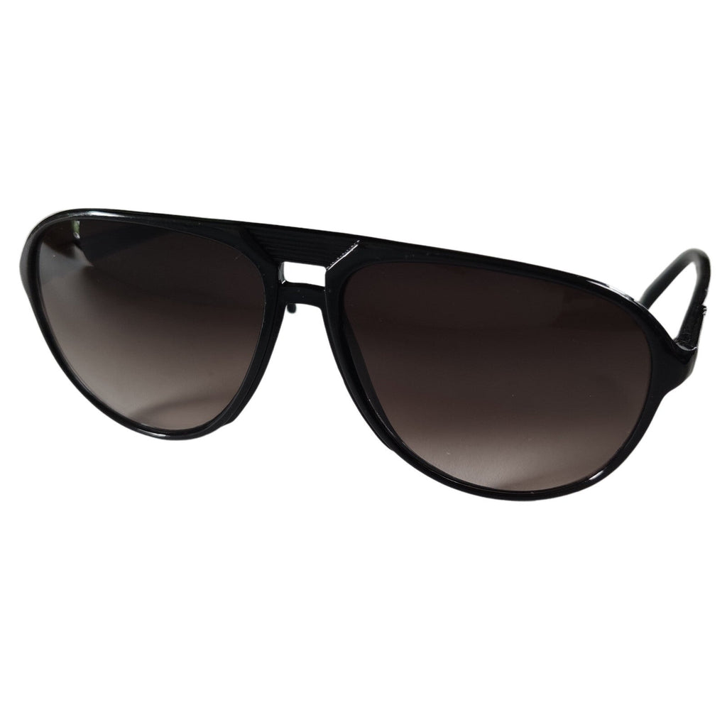Schwarze Designer Unisex-Sonnenbrille