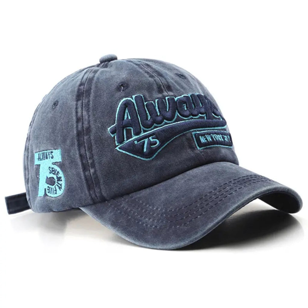 Always Vintage-Basecap aus Baumwolle mit Retro-Stickerei