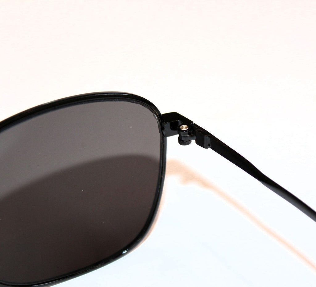 Schwarz-goldene Vintage-Retro-Sonnenbrille Unisex