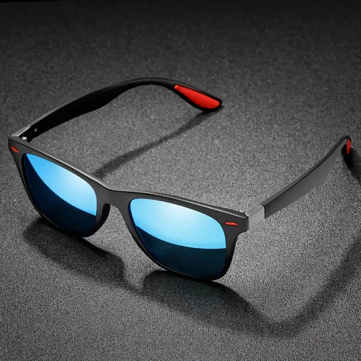 Matt-schwarze polarisierte Blues-Brothers Sonnenbrille