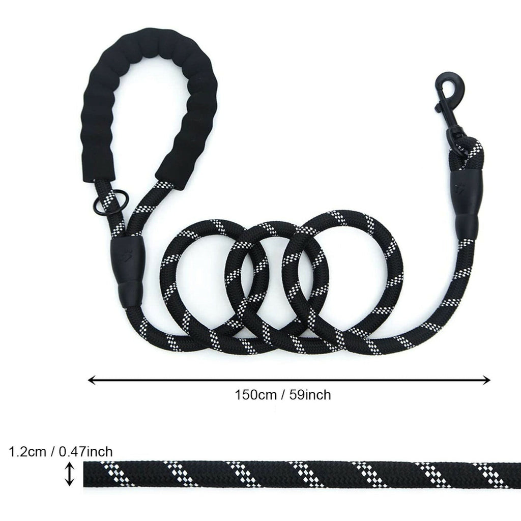 Reflektierende gepolsterte Hundeleine aus Nylon