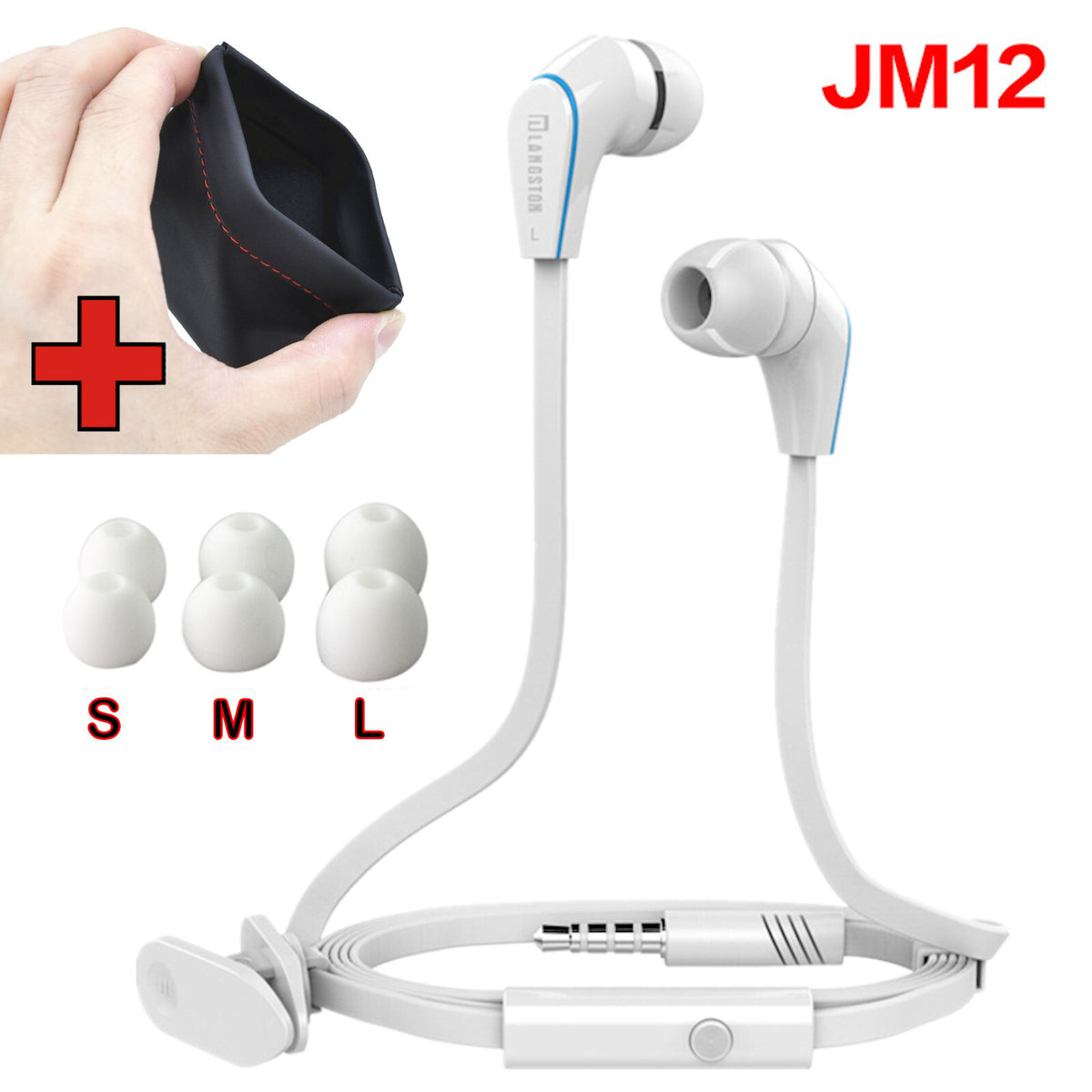 Super Bass In-Ear Kopfhörer Headset Earphone JM12 für Samsung Xiaomi LG HTC - 3KShop.de