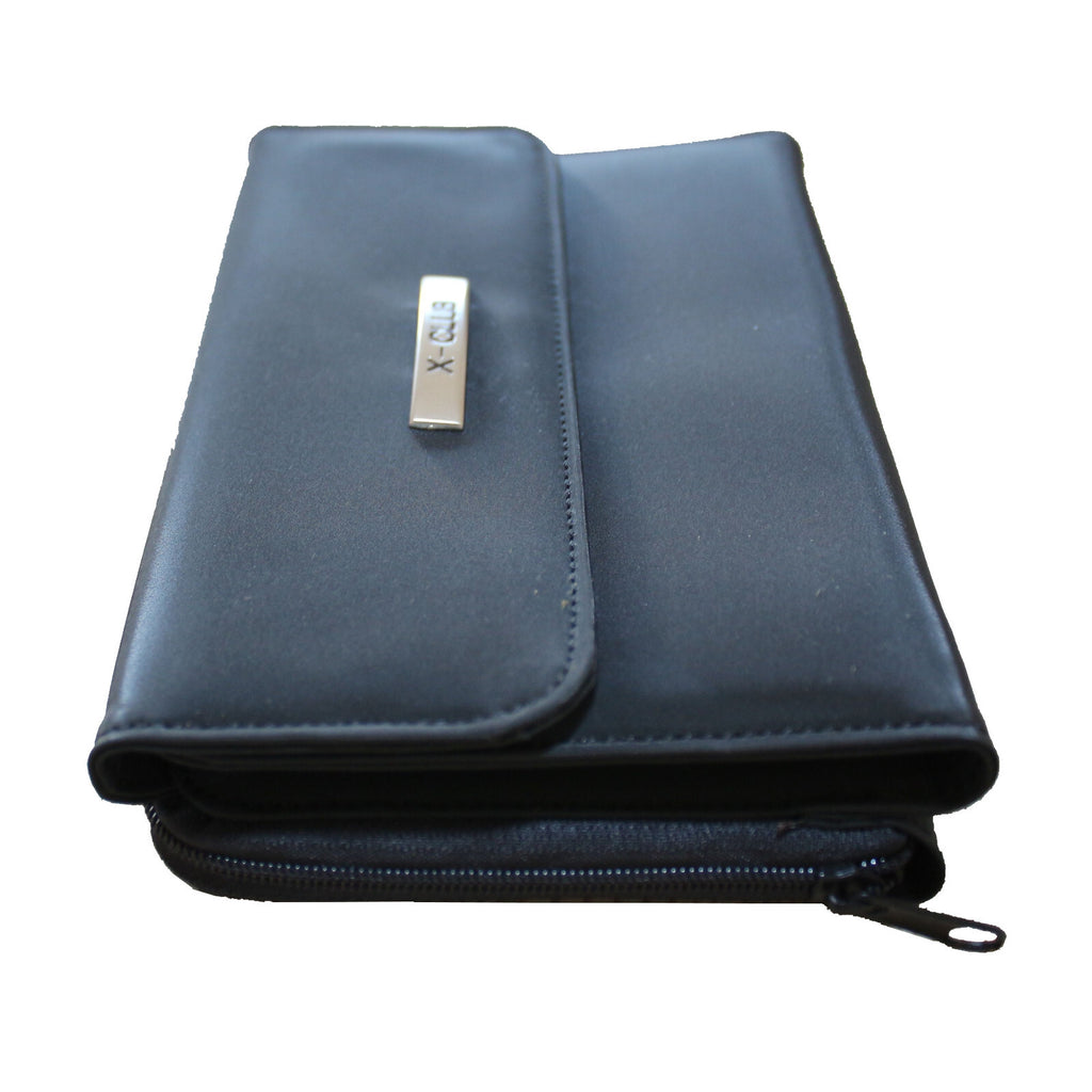 Portemonnaie Geldbörse Brieftasche X-Club Schwarz sehr gross G3010S - 3KShop.de