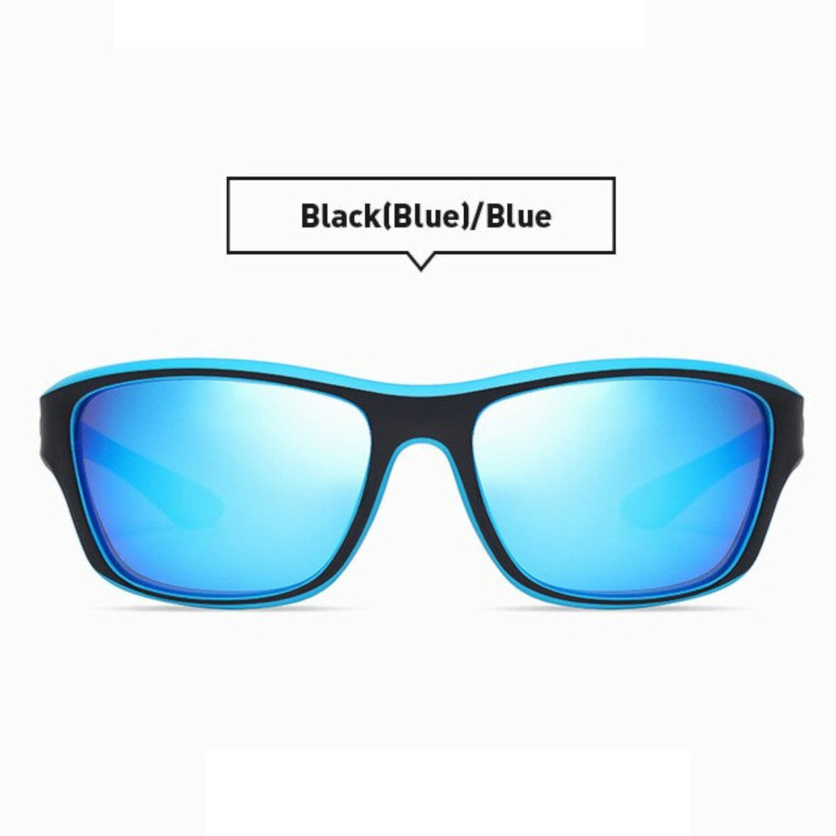 Blaue polarisierte Sport-Sonnenbrille X15