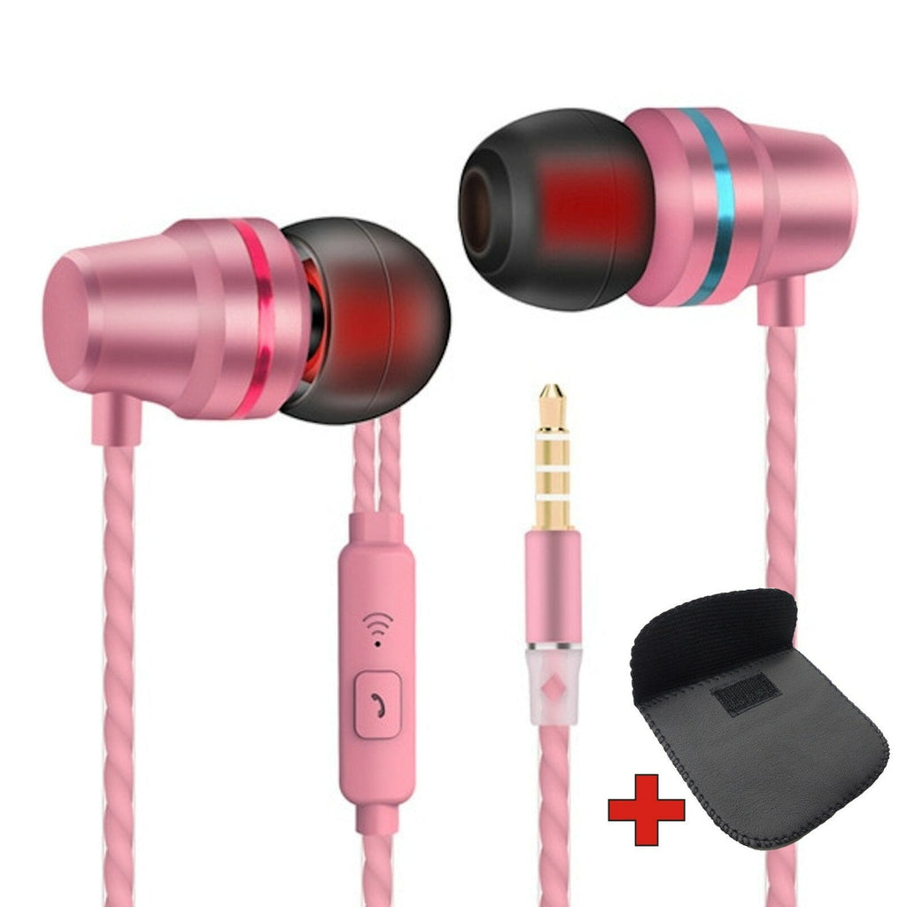 Super Bass In-Ear Kopfhörer Ohrhörer V1 Headset Earphone Headphone + PU-Tasche - 3KShop.de