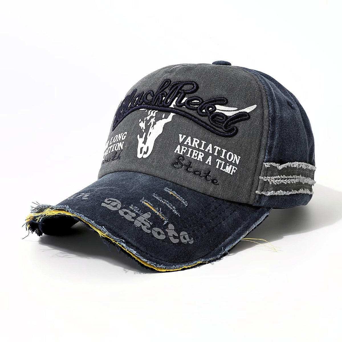 Blau-graue Black Rebel Vintage-Basecap