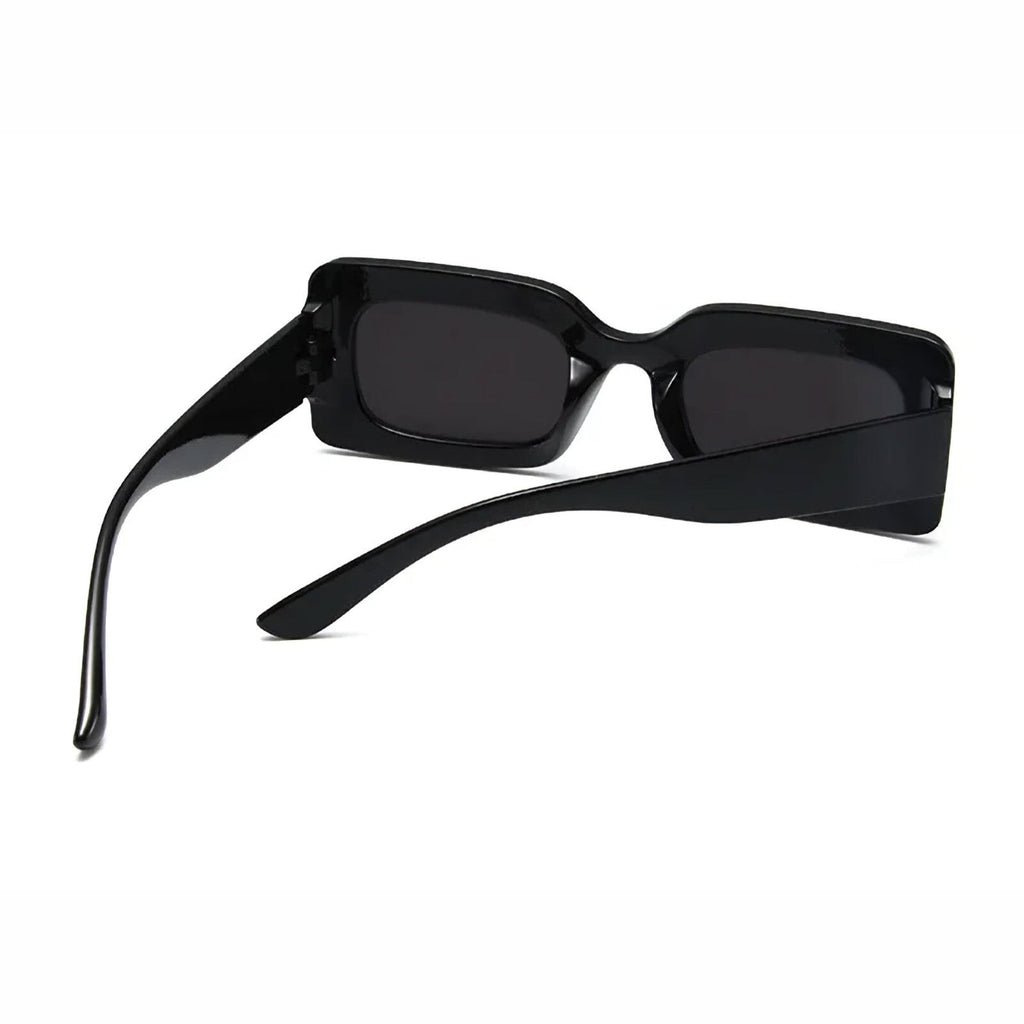 Glänzend schwarze Retro-Partybrille