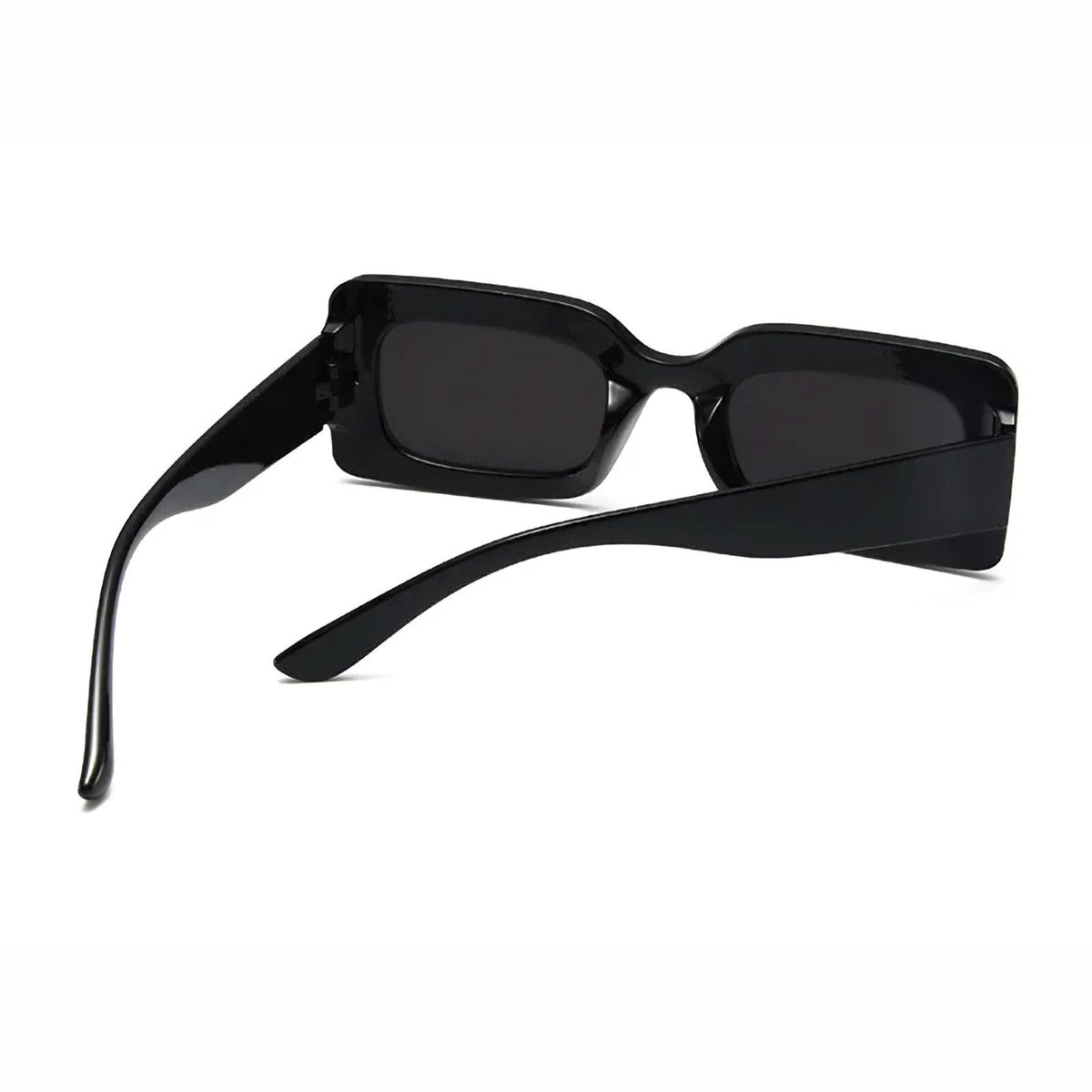 Glänzend schwarze Retro-Partybrille