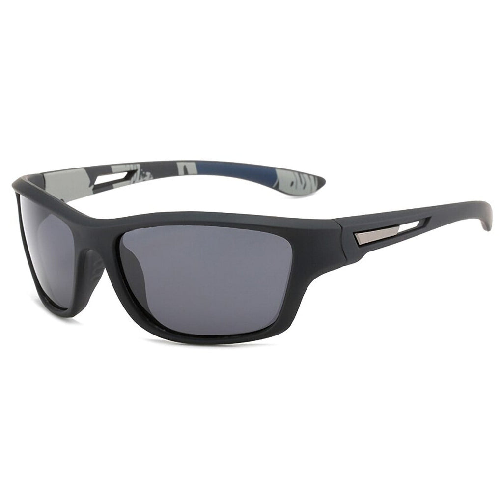 Matt-schwarze polarisierte Sport-Sonnenbrille X15