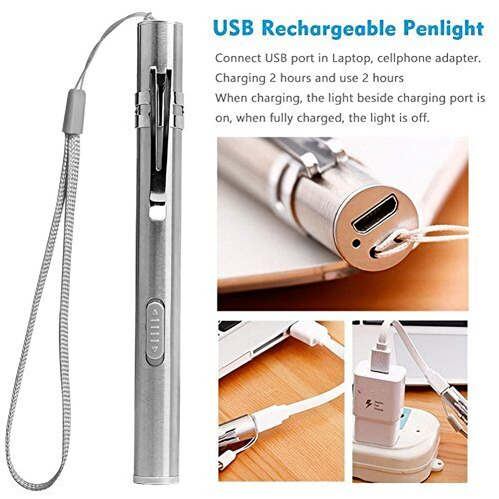 Diagnostikleuchte Pupillenleuchte Medizinische Penlight Stift Lampe Taschenlampe - 3KShop.de