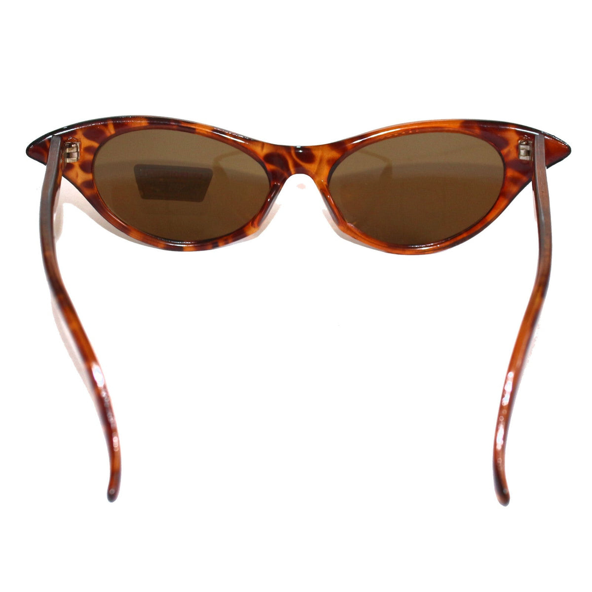 Braun getigerte Cat-Eye-Sonnenbrille