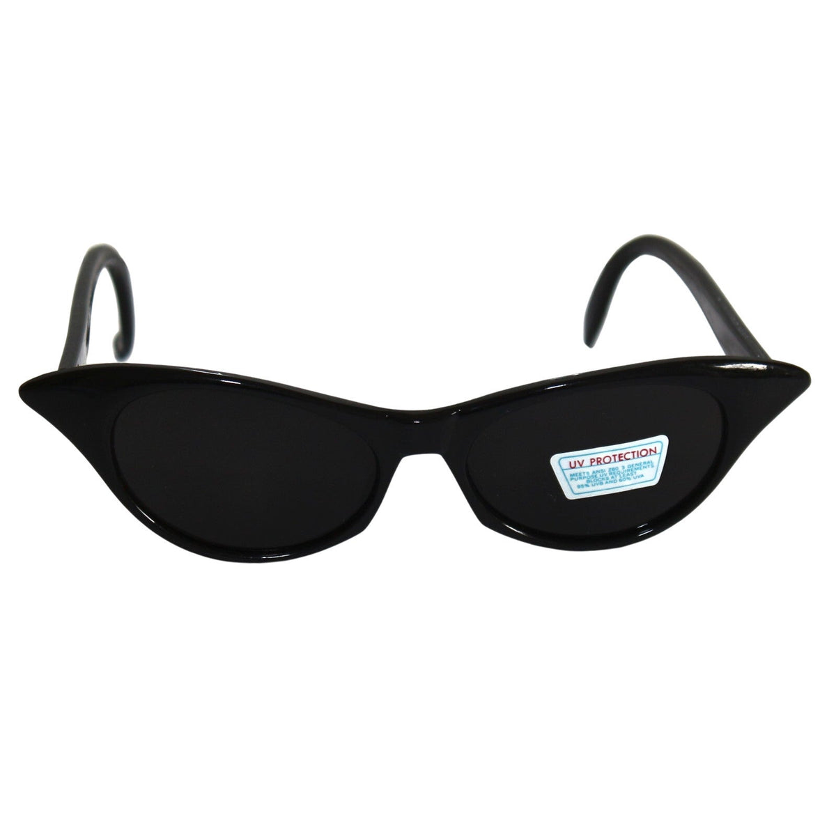 Schwarze Cat-Eye-Sonnenbrille