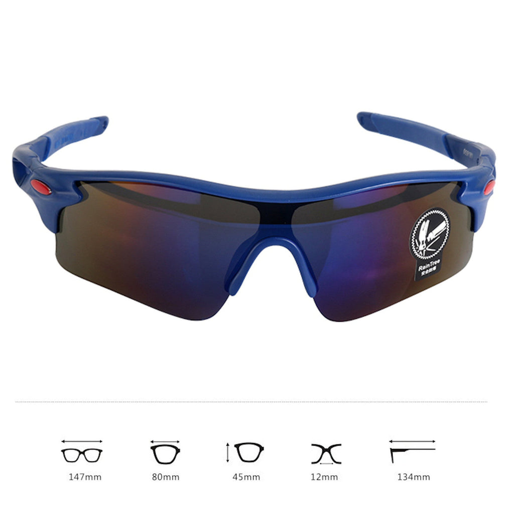 Blaue Sport-Sonnenbrille X1 für Rennrad