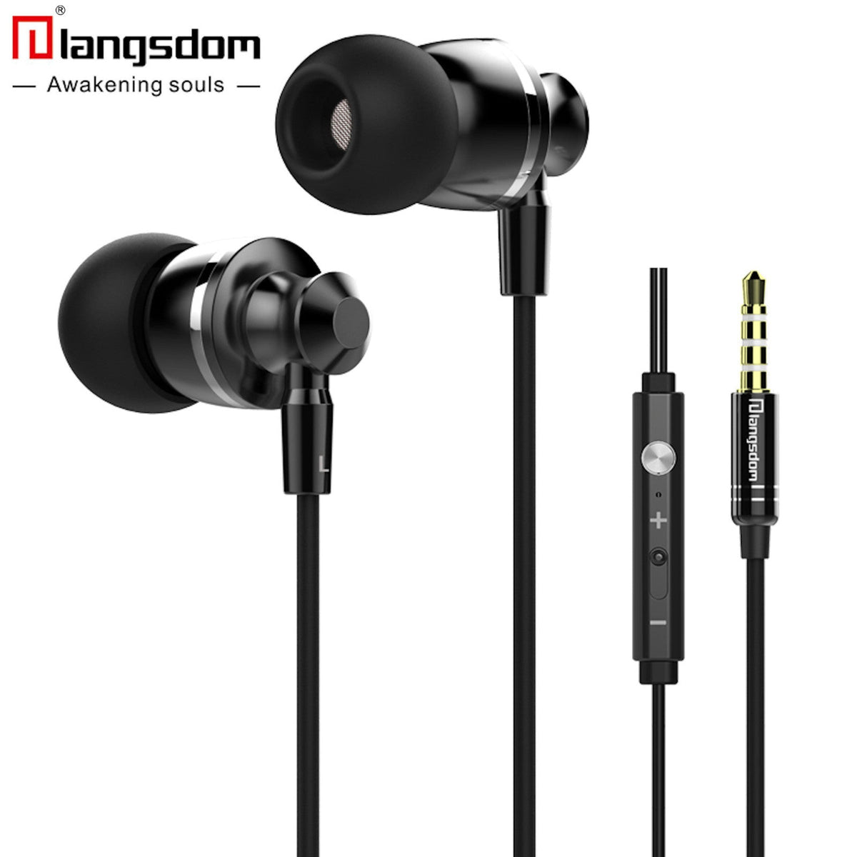 Langsdom M300 Metall-In-Ear-Headset