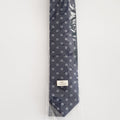 Original Mijas Herren Anlass / Business Krawatte Navyblau Silber Sky - 3KShop.de