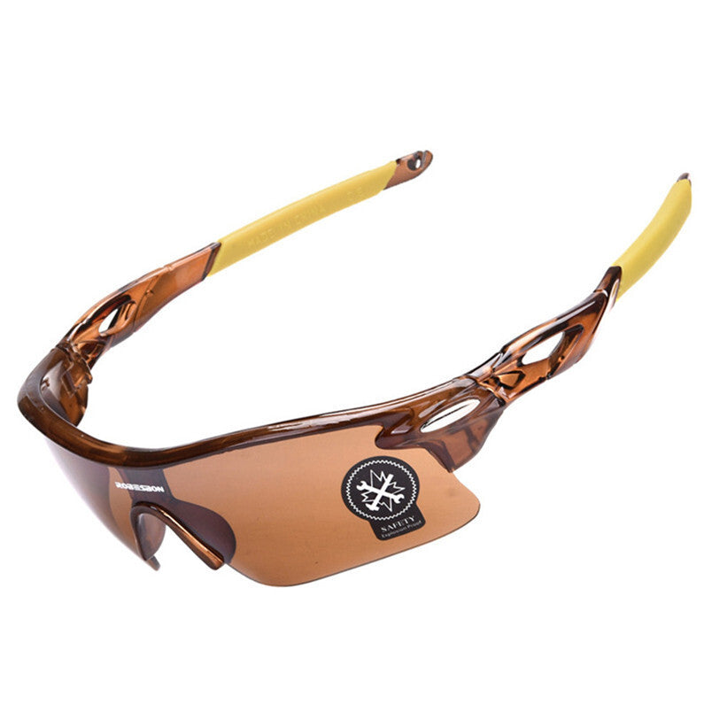 Braune Sport-Sonnenbrille X1
