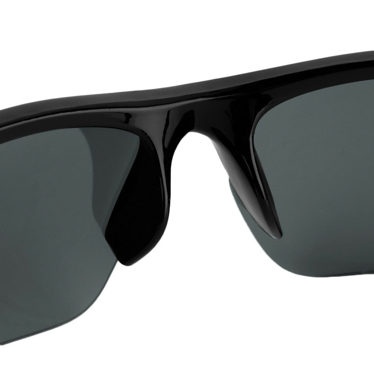Mattschwarze randlose Matrix-Sonnenbrille
