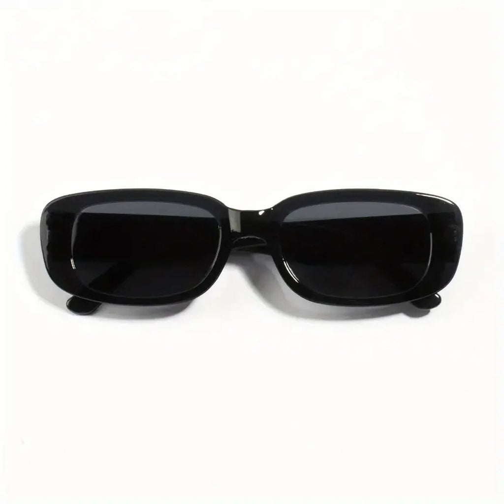 Glänzend schwarze Retro-Partybrille