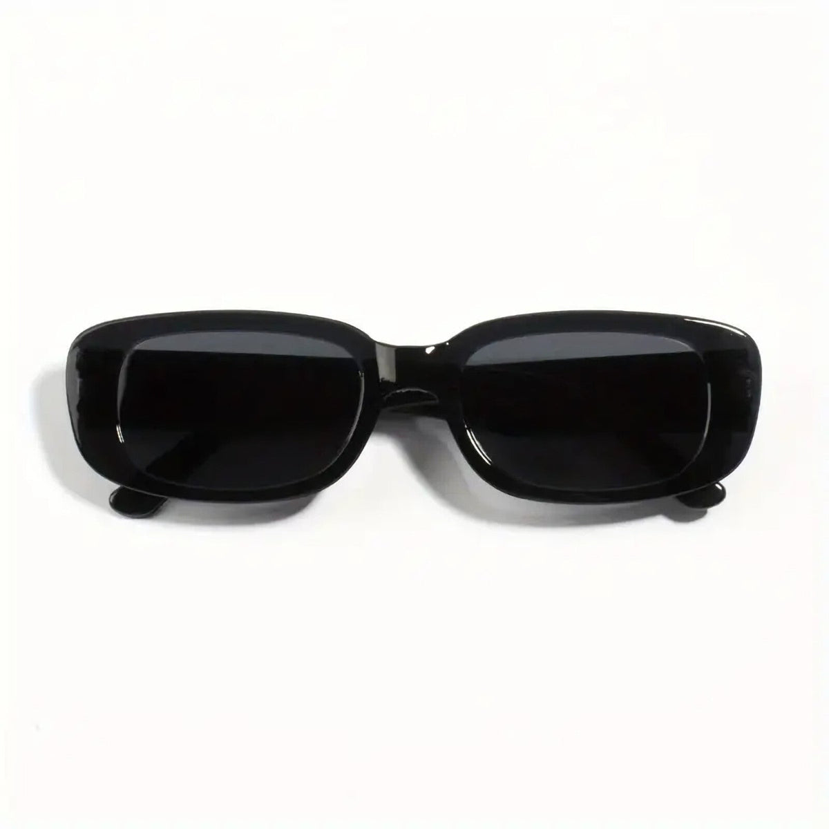 Glänzend schwarze Retro-Partybrille