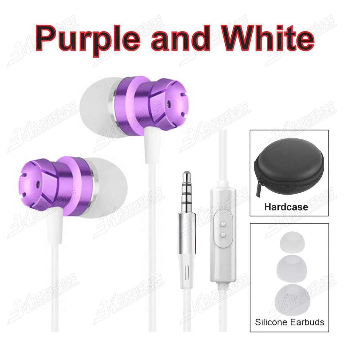 Super Bass Turbine Metall Kopfhörer In-Ear Headset Ohrhörer mit Mikrofon +Tasche - 3KShop.de
