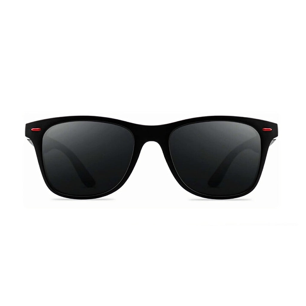 Mattschwarze polarisierte Blues-Brothers-Sonnenbrille