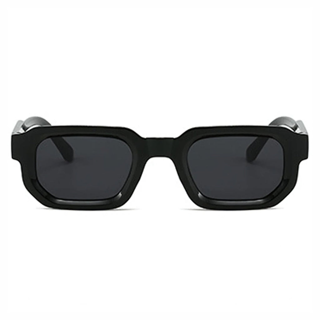 Glänzend schwarze Retro-Partybrille