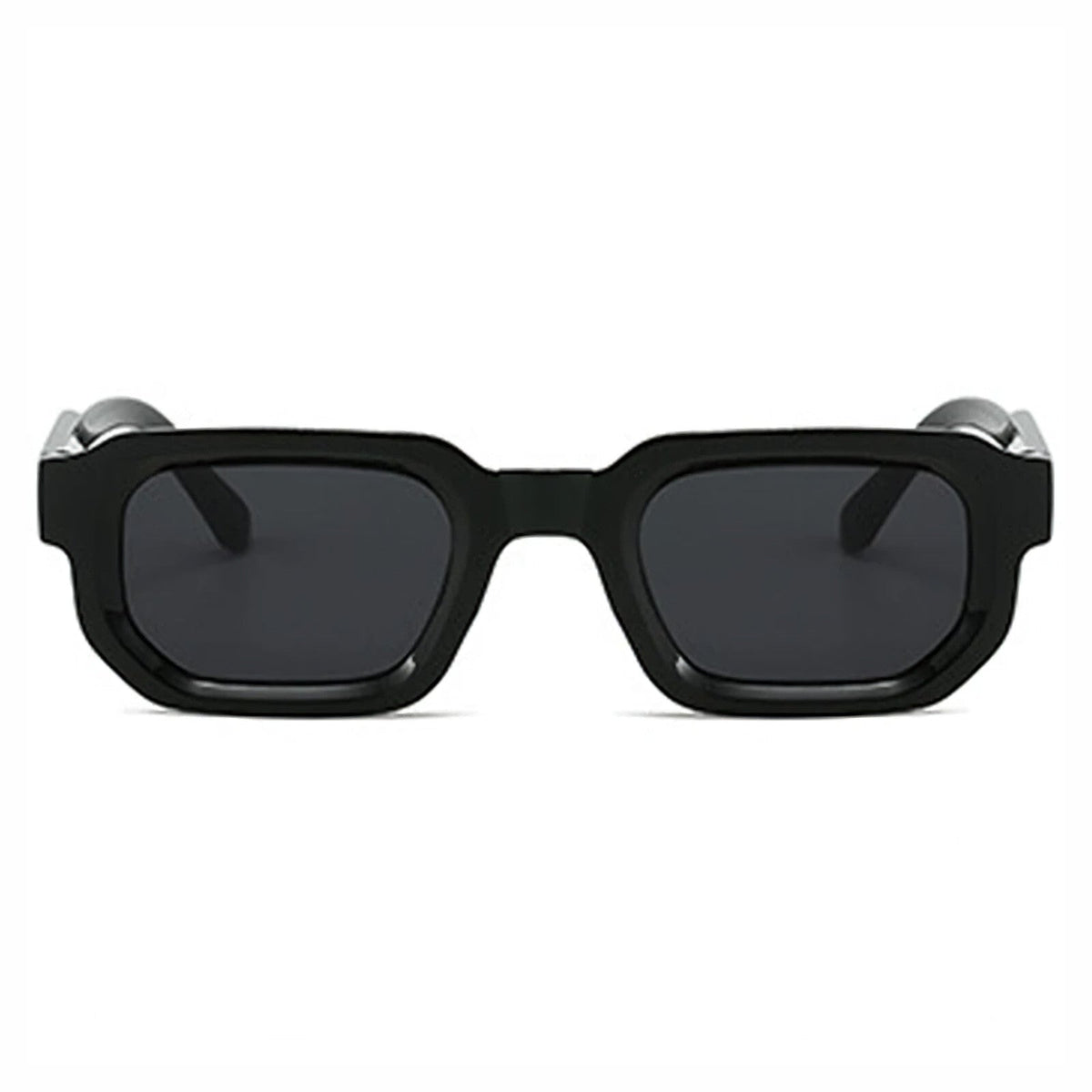 Glänzend schwarze Retro-Partybrille