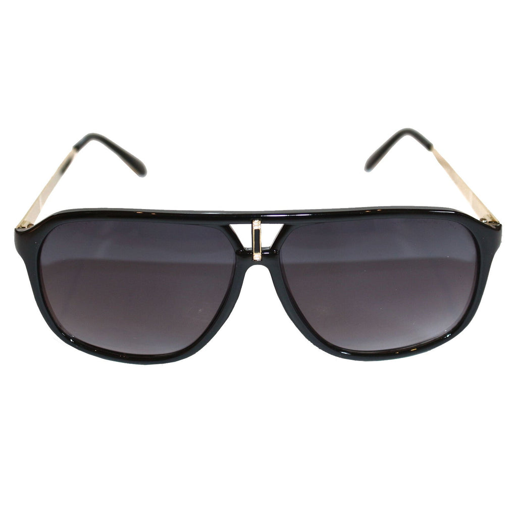 Schwarze Designer Unisex-Sonnenbrille