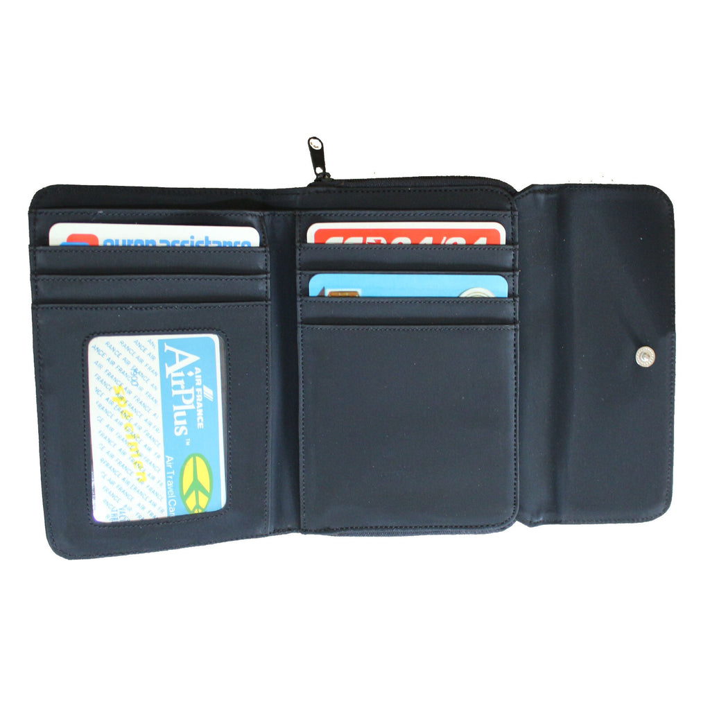 Portemonnaie Geldbörse Brieftasche X-Club Schwarz sehr gross G3010S - 3KShop.de