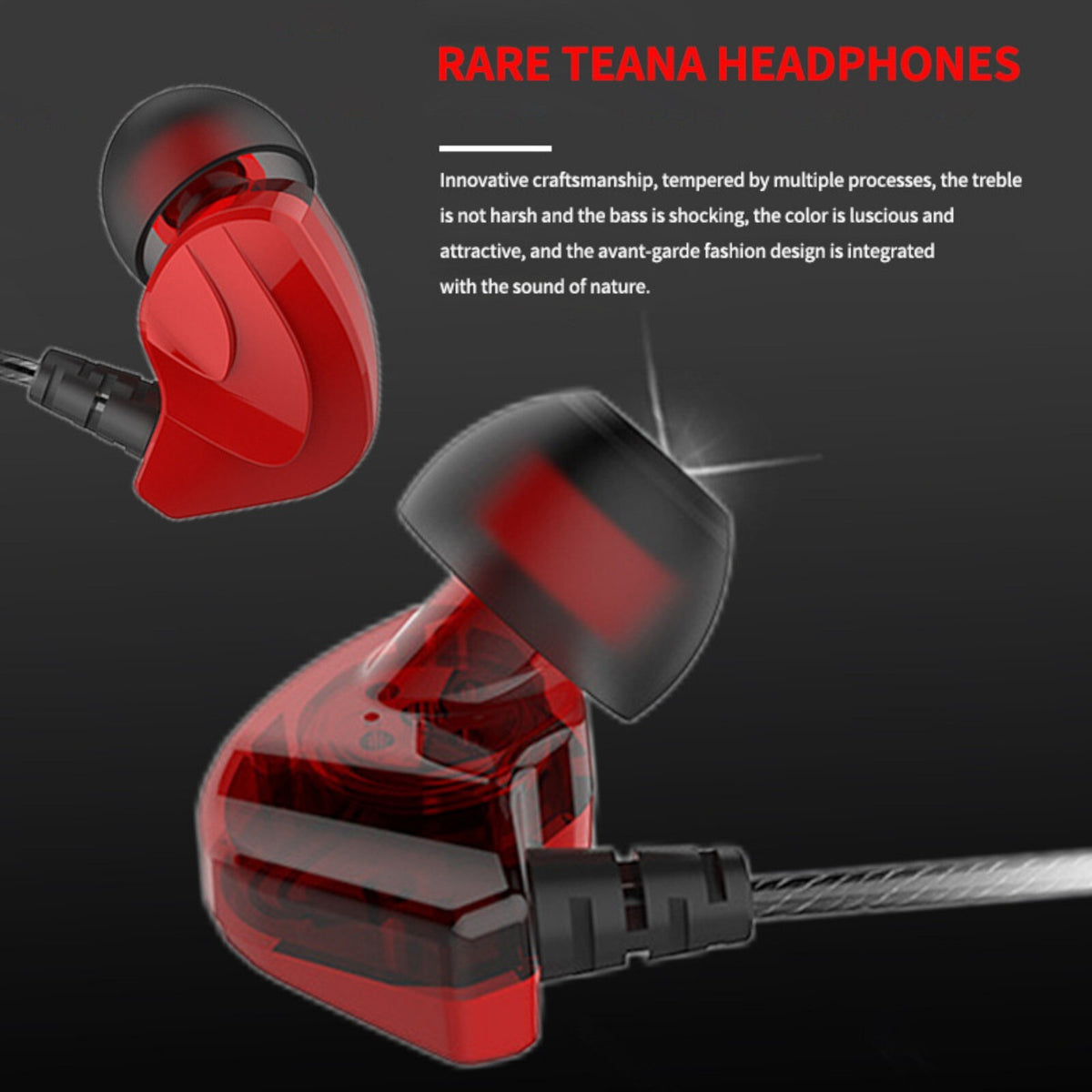 Surround Bass High-End Sport Headset S200 Metal In-Ear Kopfhörer Surround Bass - 3KShop.de