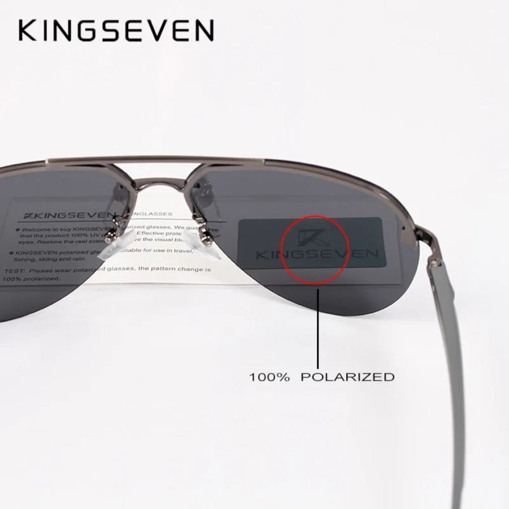 Kingseven N7413 polarisierte Piloten-Sonnenbrille für Herren