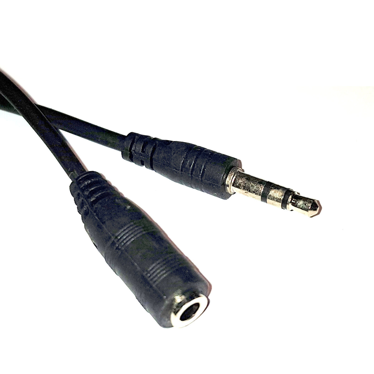 1m Audio Kabel 3,5mm Klinke Verlängerung Verlängerungskabel Klinkenkabel schwarz - 3KShop.de