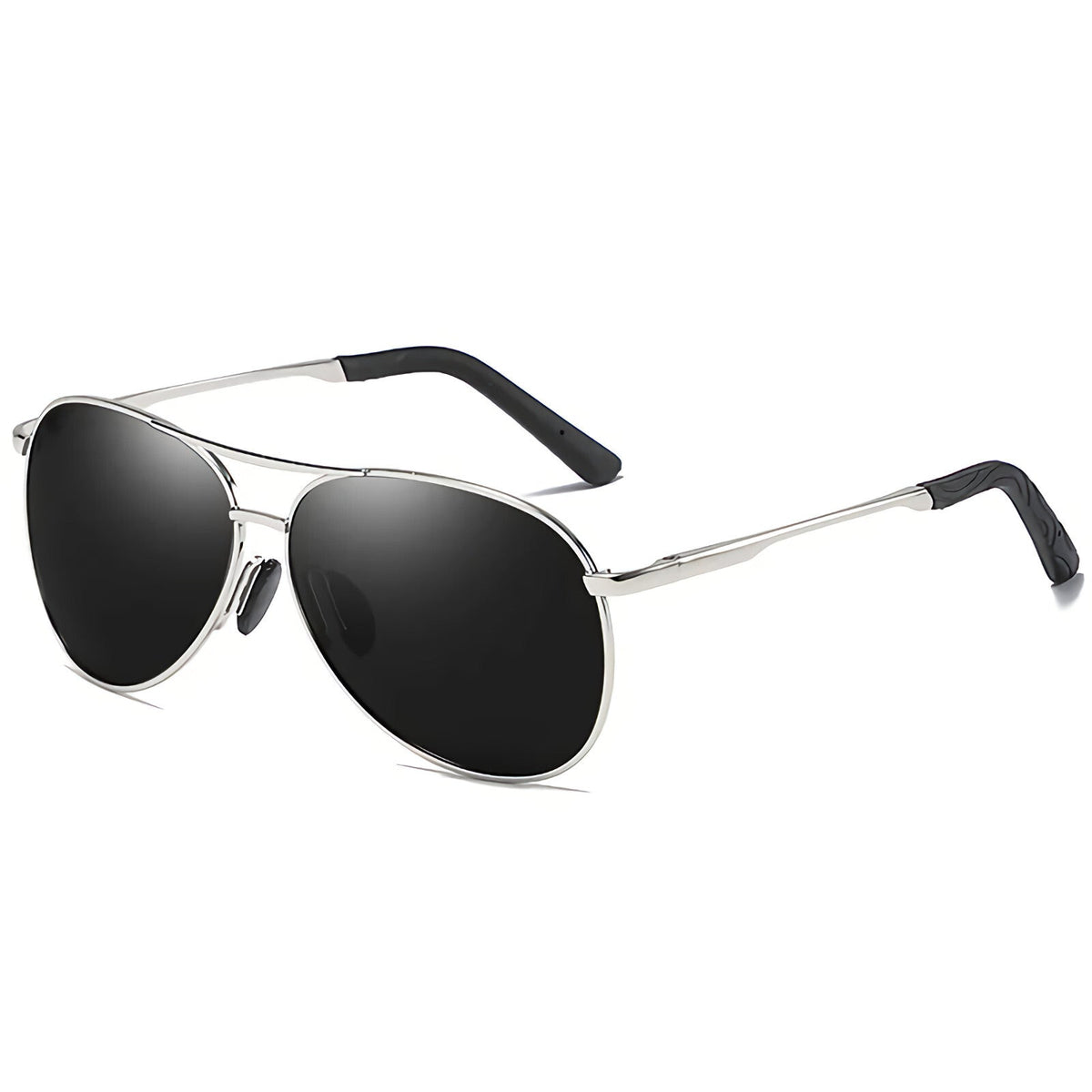 Schwarz-rot-goldene Piloten-Sonnenbrille