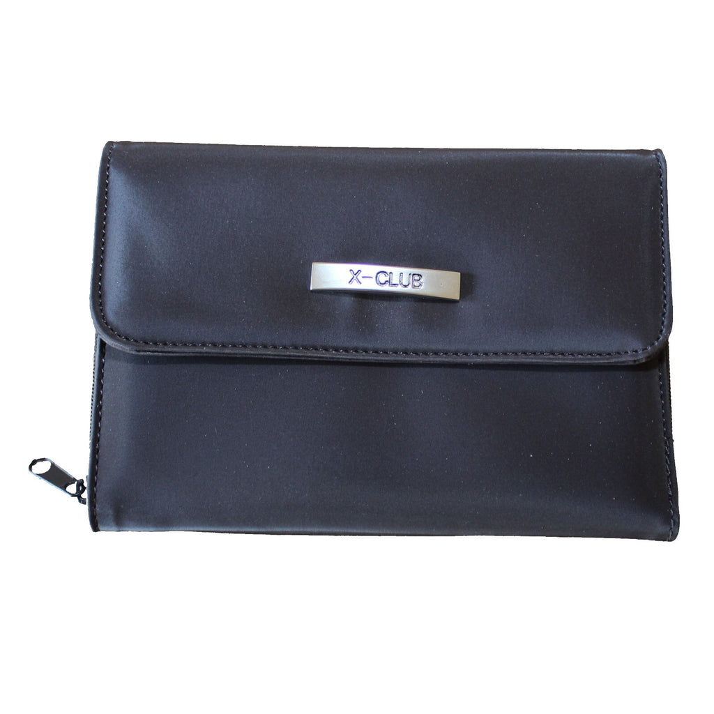 Portemonnaie Geldbörse Brieftasche X-Club Schwarz sehr gross G3010S - 3KShop.de