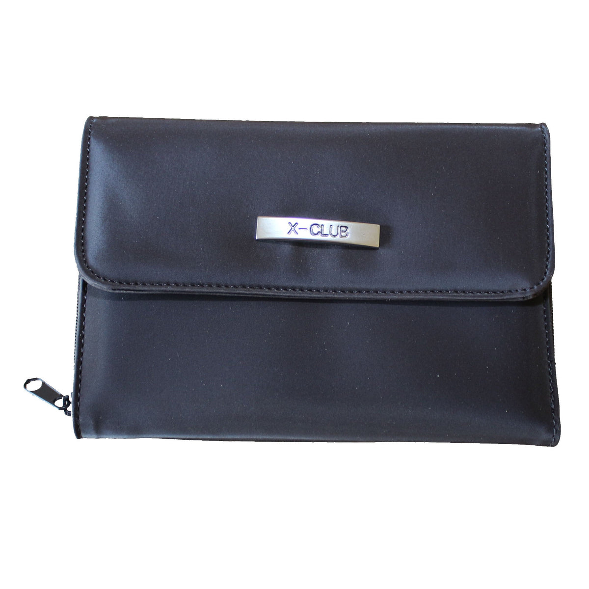 Portemonnaie Geldbörse Brieftasche X-Club Schwarz sehr gross G3010S - 3KShop.de
