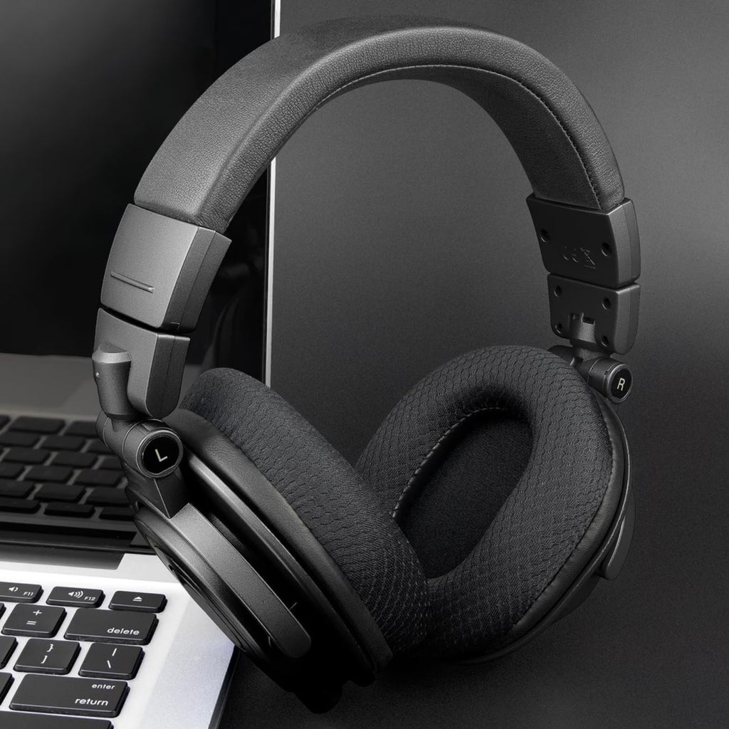 Ersatz Ohrpolster Audio Technica ATH M50X M40X M30X M20X MSR7 SX1 schwarz Mesh - 3KShop.de