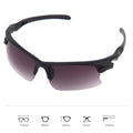 Schwarze Sport-Sonnenbrille X3 für Rennrad