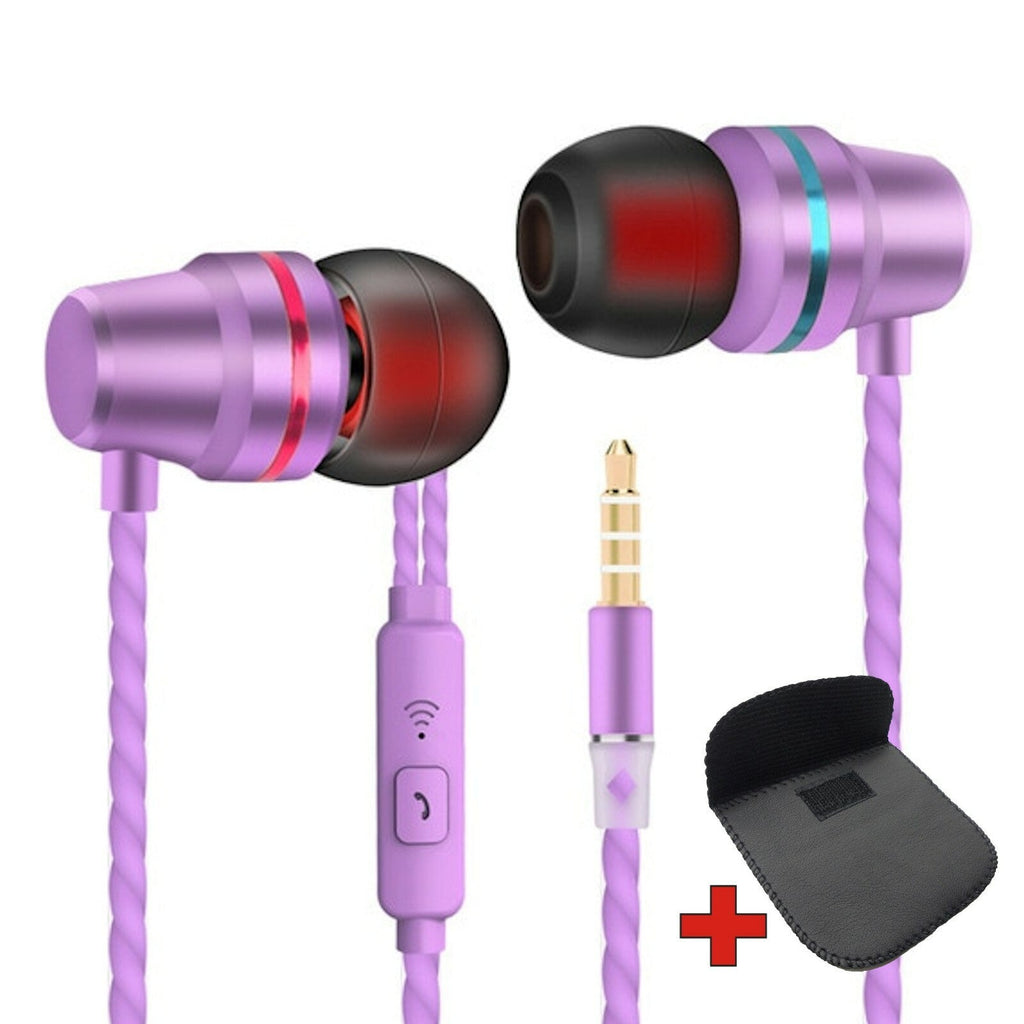 Super Bass In-Ear Kopfhörer Ohrhörer V1 Headset Earphone Headphone + PU-Tasche - 3KShop.de