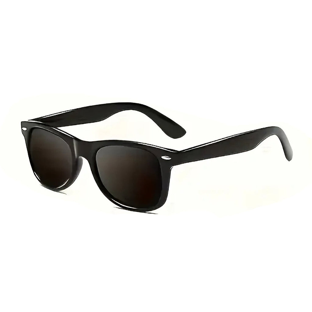 Glänzend schwarze Retro-Partybrille