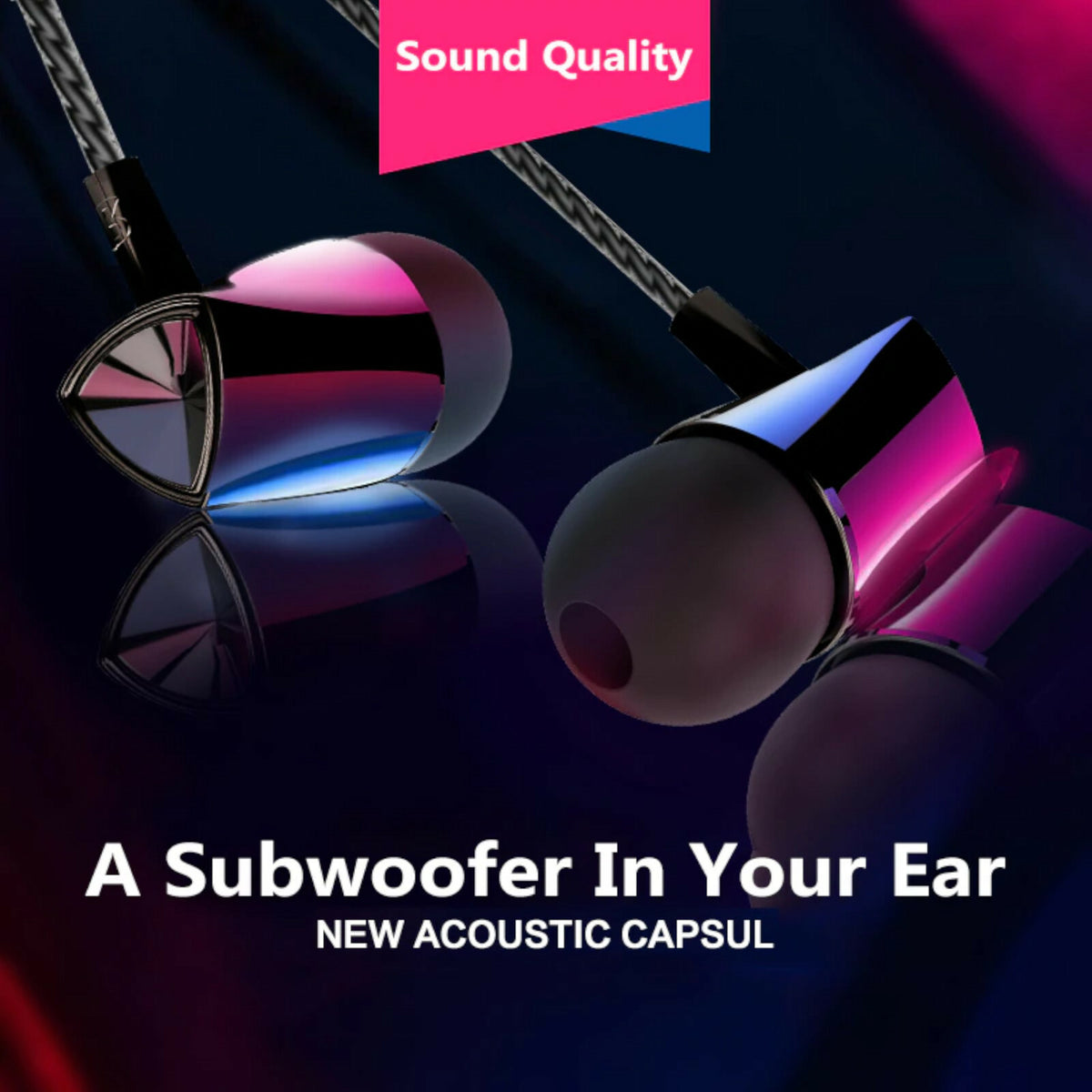 Super Bass In-Ear Kopfhörer Ohrhörer X10 Headset Earphone Headphone + PU-Tasche - 3KShop.de