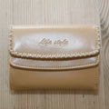 Portemonnaie Geldbörse Brieftasche Gross Beige G2010B - 3KShop.de