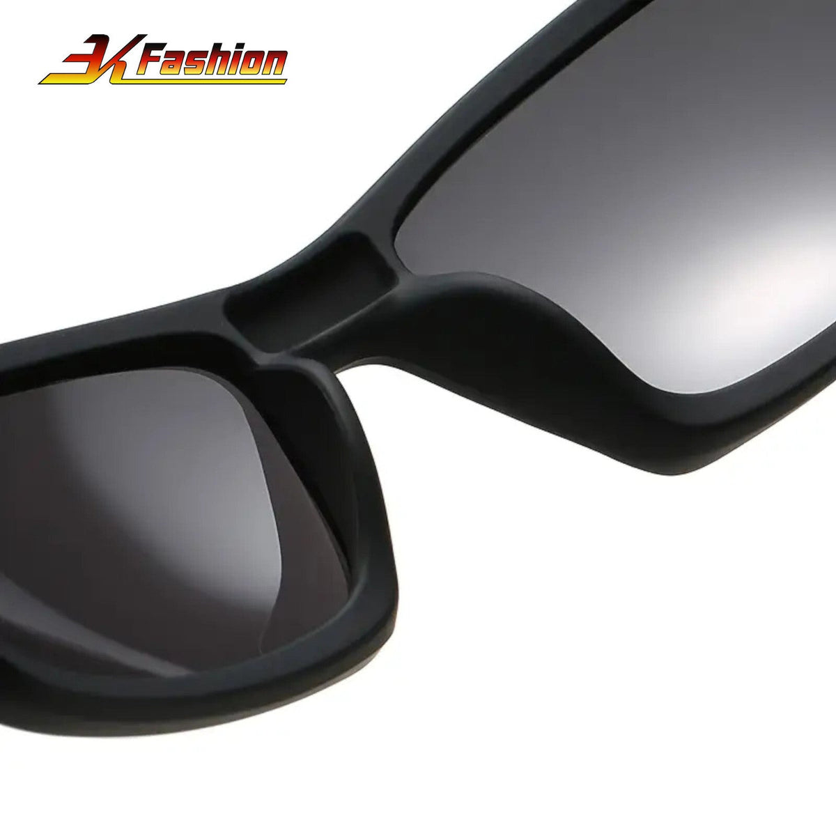 Schwarz-blaue Biker-Sonnenbrille aus TR90