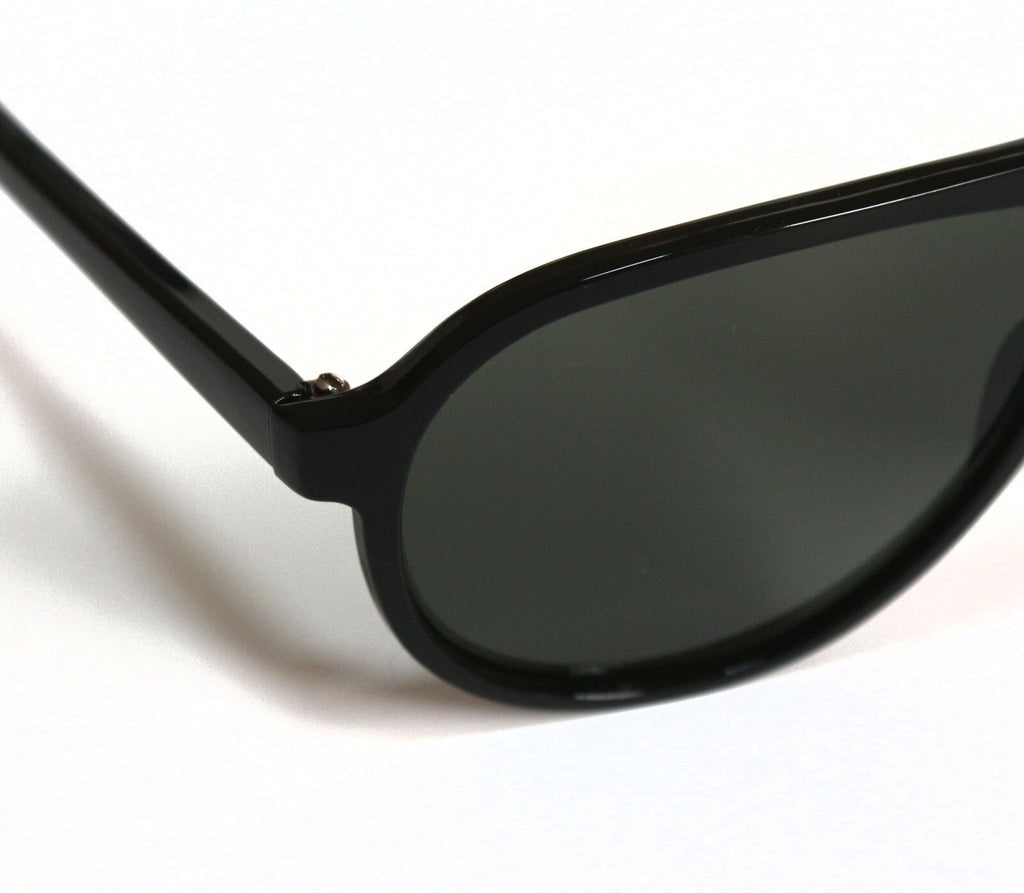 Schwarze Designer Unisex-Sonnenbrille
