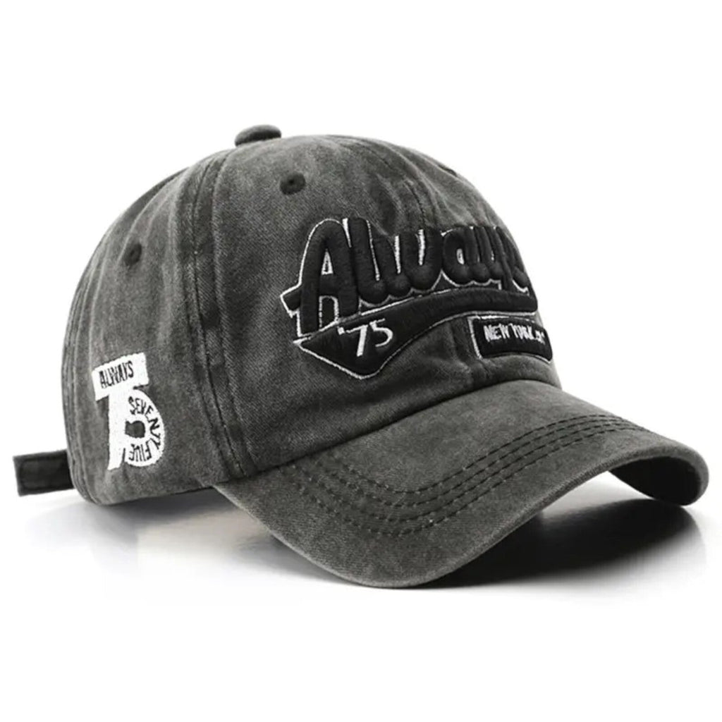 Always Vintage-Basecap aus Baumwolle mit Retro-Stickerei