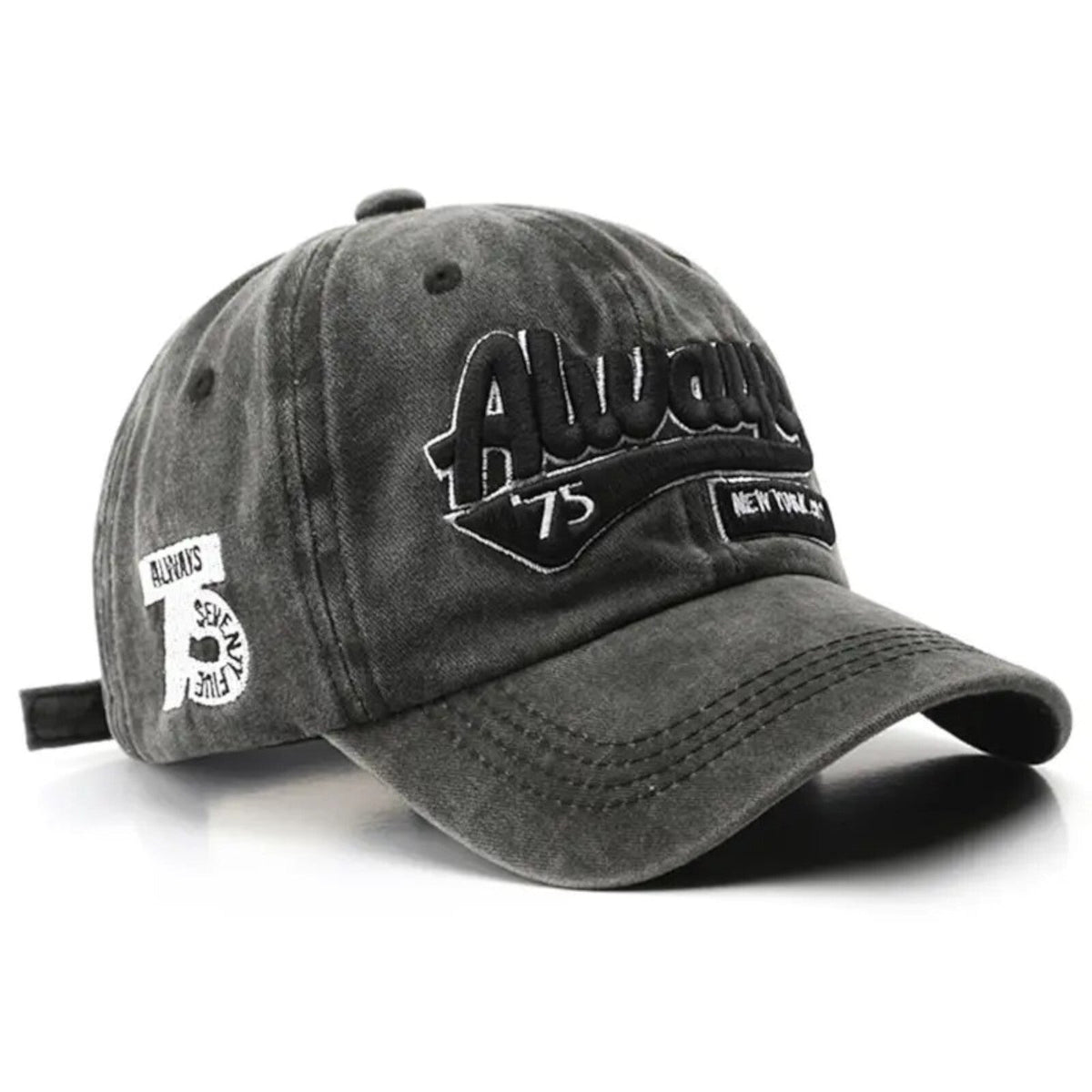 Always Vintage-Basecap aus Baumwolle mit Retro-Stickerei