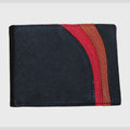 Herren Geldbeutel Portemonnaie Geldbörse Brieftasche Schwarz Rot Braun G1020 - 3KShop.de