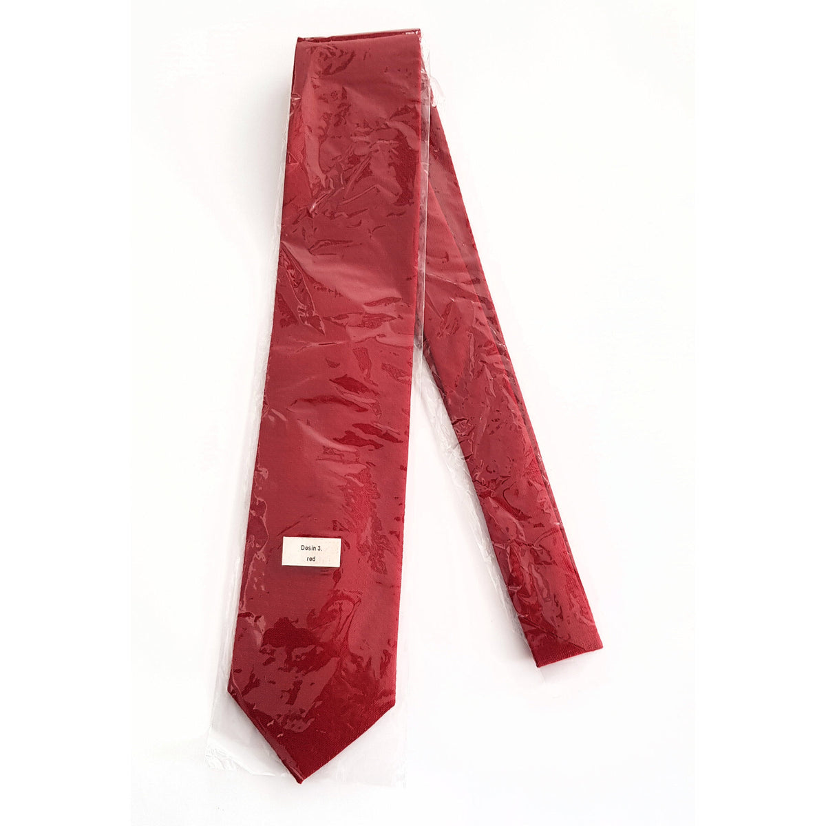 Original Mijas Herren Anlass / Business Krawatte - Rot uni - 3KShop.de