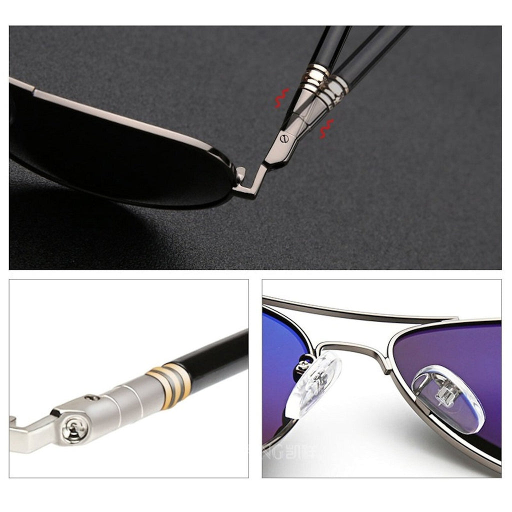 Polarisierte Piloten-Sonnenbrille P110